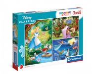 Clementoni pusle Disney Classic, 3x48-osaline