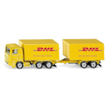 Siku autoveok haagissuvilaga DHL kulleriga (S1694)