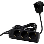 REV pikendusjuhe Multiple Socket Outlet 3+1-fold 2m must