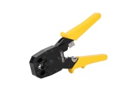 Deli Tools tangid Ethernet Crimper 4/6/8P RJ45/RJ14/RJ12/RJ9 EDL2468 (kollane)