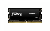 Kingston mälu DDR4 Fury Impact SO-DIMM 16GB1x16GB 2666Mhz CL15 1Gx8