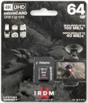 Goodram mälukaart microSD IRDM 64GB UHS-I U3 adapter