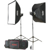 Godox stuudiovälk MS300-F Studio-Kit Studio Flash Unit Kit 2x300Ws