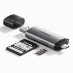 UGREEN kaardilugeja USB + USB-C Adapter SD + microSD, hall