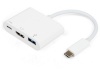 Vivanco adapter USB-C - HDMI 3in1 valge (34293)