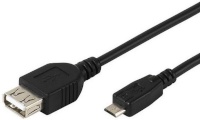 Vivanco kaabel microUSB - USB OTG 0,15m (45298)