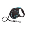 Flexi jalutusrihm Automatic leash Black Design M 5m, sinine