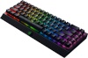 Razer klaviatuur BlackWidow V3 Mini HyperSpeed Mechanical Gaming Keyboard, RGB LED light, QWERTY US International, Wireless, must, roheline Switch