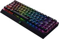 Razer klaviatuur BlackWidow V3 Mini HyperSpeed Mechanical Gaming Keyboard, RGB LED light, QWERTY US International, Wireless, must, roheline Switch