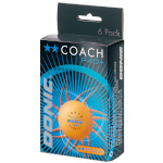 Donic lauatennisepallid Table ball DONIC P40+ Coach 2 star 6 tk oranž