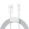 Baseus laadimiskaabel Superior Series USB to micro USB, 2A, 2m (valge)