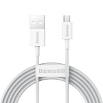 Baseus laadimiskaabel Superior Series USB to micro USB, 2A, 2m (valge)