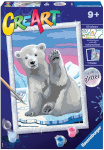 Ravensburger Poland kunstikomplekt Coloring book CreArt for Children - A Polar Bear