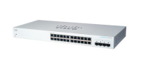 Cisco switch CBS220-24T-4G Managed L2 Gigabit Ethernet (10/100/1000) Power over Ethernet (PoE) 1U valge