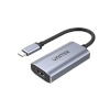 Unitek adapter USB-C - HDMI 2.1, 8K, ALU, 15CM