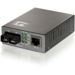 LevelOne konverter FVT-0104TXFC 10/100TX -> 100FX SC SM PoE