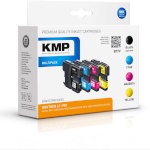 KMP tindikassett B77V Brother LC-980 Multipack, tsüaan, magenta, kollane, must