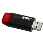 Emtec mälupulk B110 USB Stick 256GB USB 3.2 Click Easy, punane