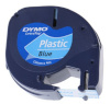 Dymo etiketiprinteri etiketid Letratag Plastic 12mm x 4m, sinine