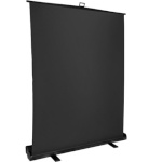 StudioKing taust Roll-Up Background Screen FB-150200FB 150x200 cm Black