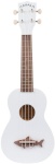 Kala ukulele Makala Soprano Shark, valge