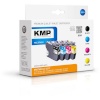 KMP tindikassett B58V Brother LC-3217 Multipack Refilled, tsüaan, magenta, kollane, must