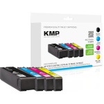 KMP tindikassett H165VX HP 973X Multipack Refilled, tsüaan, magenta, kollane, must