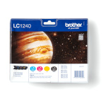 Brother tindikassett LC-1240 Multipack, tsüaan, magenta, kollane, must