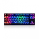 Modecom klaviatuur Mechanical Keyboard RGB Pudding Edition, must