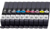 Canon tindikassett PFI-300 Multipack MBK/PBK/C/M/Y/PC/PM/R/GY/CO