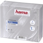 Hama CD karbid Jewel-Case Transparent 5tk 44748