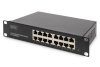 Digitus switch Digitus 16-port Gigabit Ethernet DN-80115 10/100/1000 Mbps (RJ-45), Unmanaged, Rack mountable, Power supply type Internal, Ethernet LAN (RJ-45) ports 16