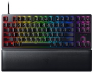 Razer klaviatuur Huntsman V2 Tenkeyless, Optical Gaming Keyboard, RGB LED light, Russian, must, Wired, Linear punane Switch