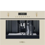 SMEG integreeritav espressomasin CMS8451P, automaatne piimavahustaja, Colonial/Cortina, kreem