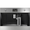 SMEG espressomasin Classic, integreeritav CMS4303X, automaatne piimavahustaja, roostevaba teras