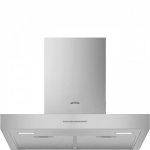 SMEG õhupuhastaja KBT600XE seina, 60 cm, 686 m3/h, 64 dB, roostevaba teras