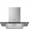 SMEG õhupuhastaja KBT600VE seina, 60 cm, 677 m3/h, 62 dB, roostevaba teras/klaas