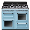 Smeg gaasipliit TR4110AZ Victoria, 7 x gaas, 3 x elektriahi, aurupuhastus, 110 cm, pastellsinine