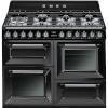 Smeg gaasipliit TR4110BL1 Victoria, 7 x gaas, 3 x elektriahi, aurupuhastus, 110 cm, must