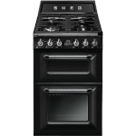 Smeg gaasipliit TR62BL Victoria, 4 x gaas, 2 x elektriahi, 60 cm, must