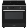 Smeg elektripliit CG90IANT9 Classic, 90 cm, 4 x induktsioon, elektriahi, aurupuhastus, antrasiit