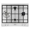 SMEG pliidiplaat P261XGH Selection, 4 x gaas, 60cm, roostevaba teras