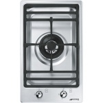 SMEG pliidiplaat PGF31G1 Linea + Classic, Domino, 1 x gaas WOK, 31cm, roostevaba teras