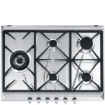 SMEG pliidiplaat SE775GH5 Classic, 5 x gaas, 70cm, roostevaba teras