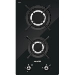 SMEG pliidiplaat PV332CN Classic, 2 x gaas, 30cm, must