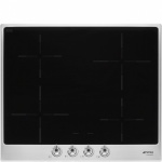 SMEG pliidiplaat SI364FXM Classic, 4 x induktsioon, 60cm, roostevaba raam