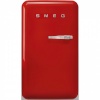 SMEG jahekapp FAB10HLRD5, 50-ndate stiil, 97cm, 135 l, 35dB, mehaaniline juhtimine, vasak, punane