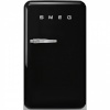 SMEG jahekapp FAB10HRBL5, 50-ndate stiil, 97cm, 135 l, 35dB, mehaaniline juhtimine, parem, must