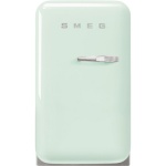 SMEG minibaar FAB5LPG5, 50-ndate stiil, 73 cm, 40 dB, elektrooniline juhtimine, pastellroheline, 34 l