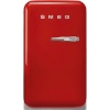 SMEG minibaar FAB5LRD5, 50-ndate stiil, 73 cm, 40 dB, elektrooniline juhtimine, punane, 34 l